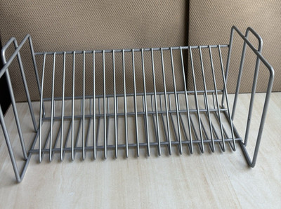 Ikea Vink Metal CD Rack Stackable Storage for 20 Discs Chrome VGC