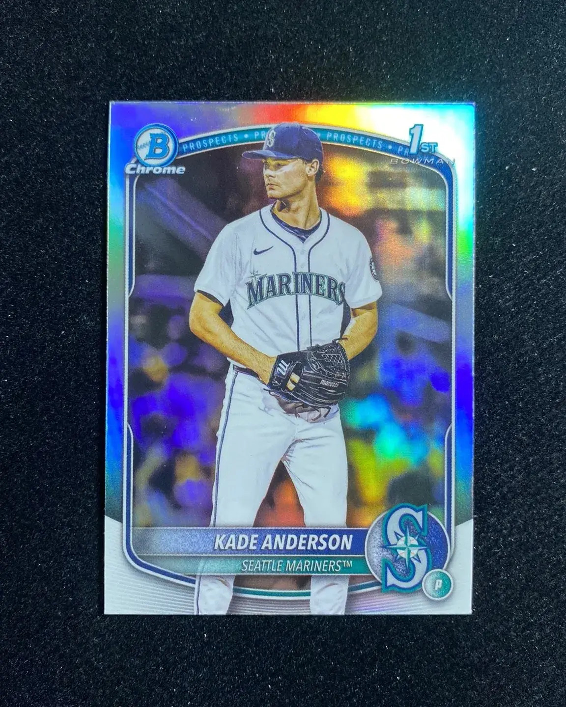 2025 Topps Bowman Draft Chrome Refractor #BDC-3 Kade Anderson 1st Mariners XF75