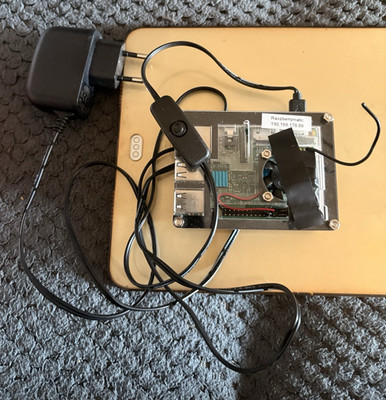 Raspberry Pi 3 Model B Raspberrymatic Einplatinencomputer 1GB im Acrylgehäuse