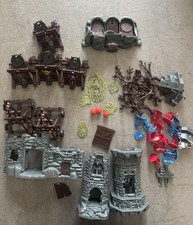 🏰 Ricambi Gioco Da Tavolo Assedio MB Weapons & Warriors Castello Castle Set