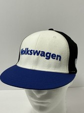 Vw Volkswagen Everyday Cap Hat Blue White And Black Elastic Lxl