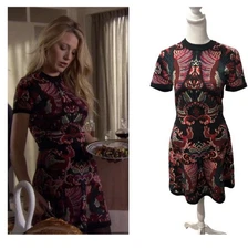 ASO Gossip Girl Serena Van Der Woodsen Alexander McQueen Sweater Dress