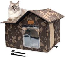 Outdoor Cat House, Cat House for Indoor and Outdoor Use - Insulated and Weatherp