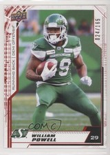 2020 Upper Deck CFL Red 24/165 William Powell #132 gd1