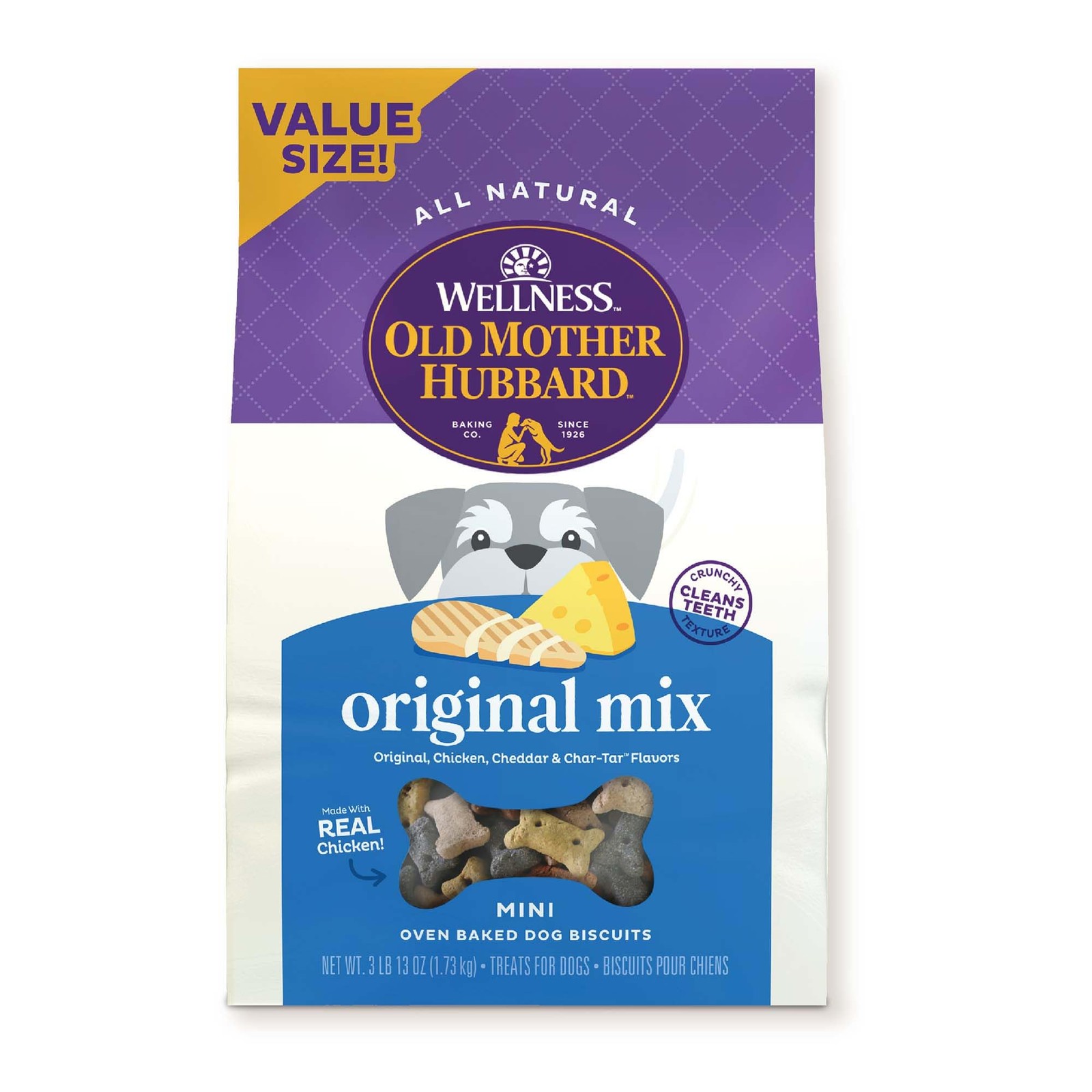 Old Mother Hubbard By Wellness Classic Original Mix Natural Dog Treats