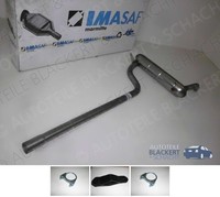 Imasaf Auspuff Edelstahl Mitteltopf für Lancia Fulvia Coupe 1.3+1.6 1969-1976