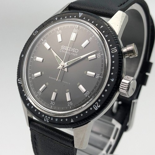 Vintage 1964 Seiko Crown One push chrono 45899 Tokyo Olympic Hand ...