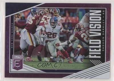 2019 Panini Donruss Elite Field Vision Purple /75 Saquon Barkley #FV-9 7zf