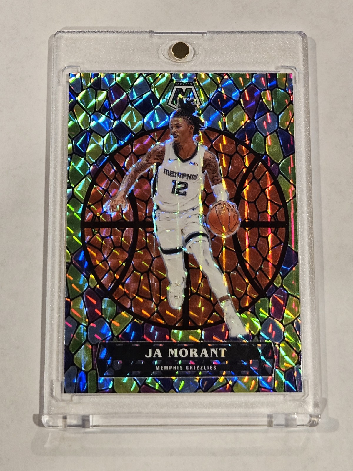 JA MORANT 2020-21 Panini Mosaic - STAINED GLASS Grizzlies - CASE HIT 🔥🔥