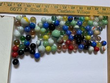 Glass Marbles Lot 60 Various