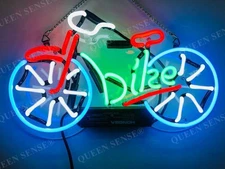 Bike Bicycle Store Open Acrylic 14" Neon Light Sign Windows