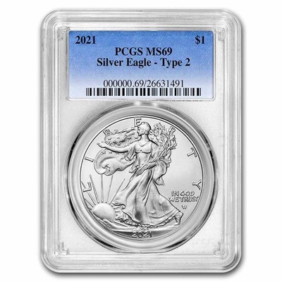 PCGS MS69 2021年 (P) 緊急発行 アメリカン シルバー イーグル 楽天市場】2021 (S) $1 アメリカン シルバー イーグル PCGS MS69 緊急