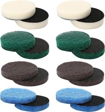 16Pcs Power Scrubber Pad Set Compatible with Dremel Versa PC10 Ruby Horsepower I