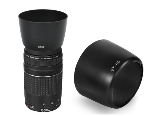 Et 60 Compatible Hood For Canon Ef 75 300mm F 4 5 6 Iii Usm Lens Uk Seller Ebay