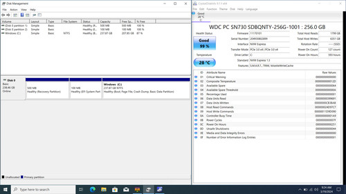 Dell XPS 15 9570 15" FHD I5-8300H 1TB SSD 16GB W10P Backlit Keyboard *READ* - Afbeelding 8 van 17