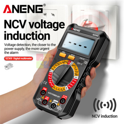 ANENG SZ304 SZ305 Backlight Digital Multimeter NCV AC/DC Votage Current Ohm