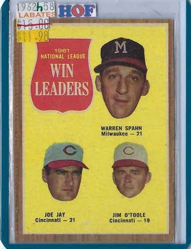 1962 Topps 1-588 Aaron-Clemente-Koufax-Mantle-Mays-Musial-Banks-Kaline-Torre - Picture 103 of 688