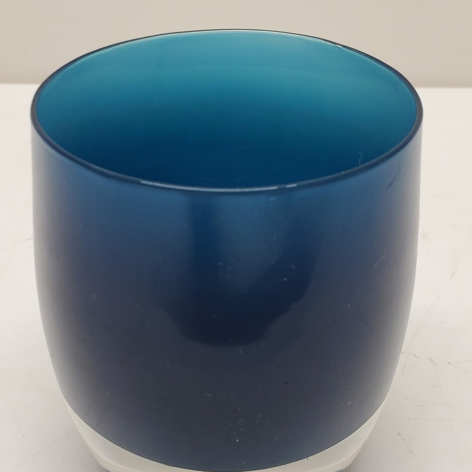 Glassybaby Dark Teal Tea Light Candle Holder eBay