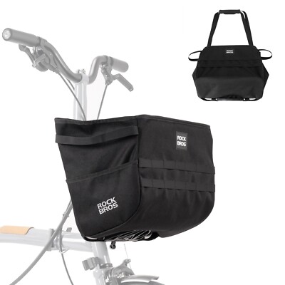 ROCKBROS Fahrrad Lenkertasche für Brompton vorner Lenkerkorb Einkaufstasche 16L