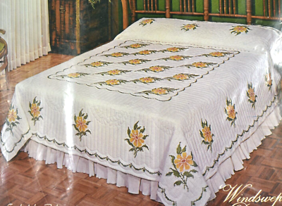 Vintage Progress Cross Stitch Quilt Kit #1549 Windswept