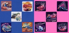 10 Disney Cars Friends Large Stickers - Reward - Lightning McQueen, Patient