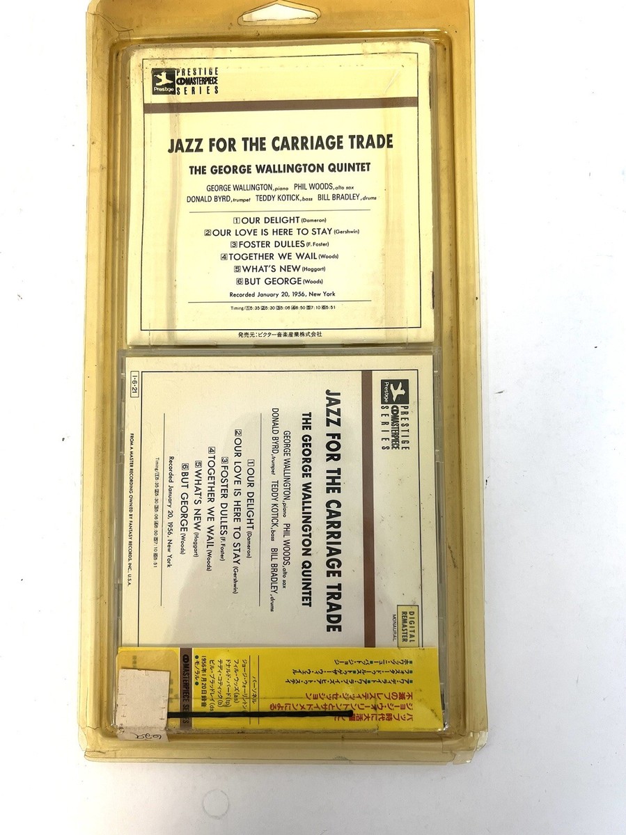 Wallington, George : Jazz for the Carriage Trade CD Japanese