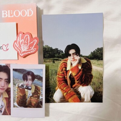 ENHYPEN SUNGHOON ORANGE BLOOD ENGENE ver. CD + Photo book + Photo