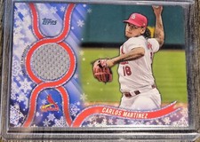 2018 Topps Holiday - Relics R-CM Carlos Martinez - St Louis Cardinals