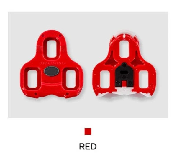 Chuteiras de estrada LOOK KEO 9° flutuante pedal de bicicleta vermelho - Imagem 3 de 4