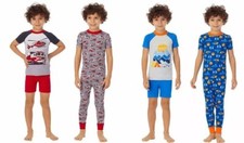 Kirkland Signature Boy's 4 Piece Pajama Set Made with Organic Cotton
