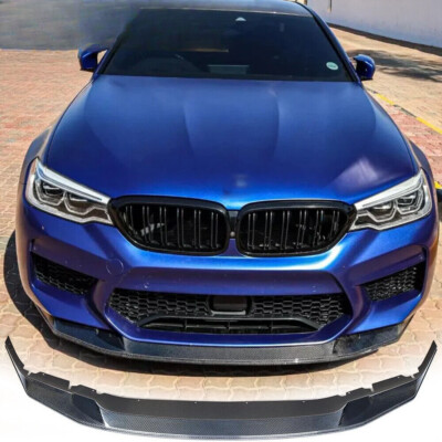 REAL CARBON FIBER FRONT BUMPER LIP SPLITTER BODYKIT FOR 2018-2020 BMW M5 F90