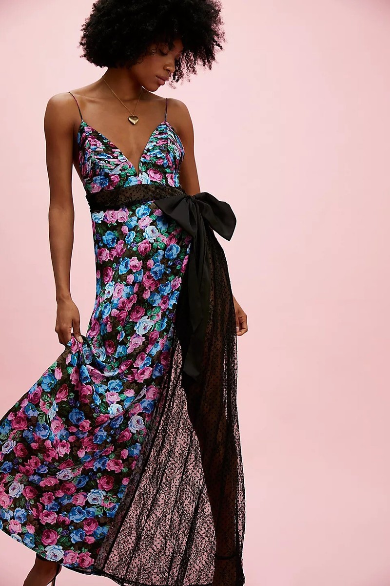Free People x For Love & Lemons Marley Maxi Dress Size XS | eBay