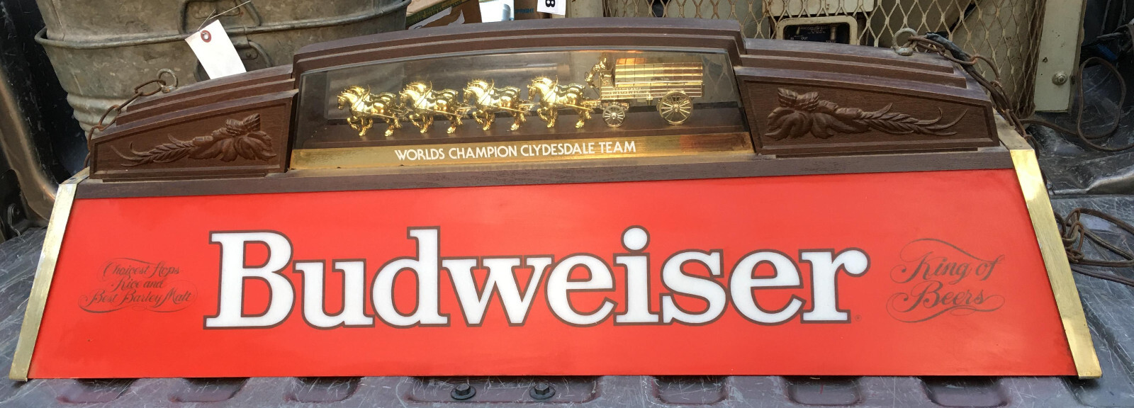 Budweiser プールバーライト ビンテージ