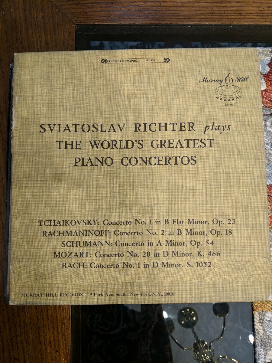 Sviatoslav Richter Plays The World's Greatest Piano Concertos