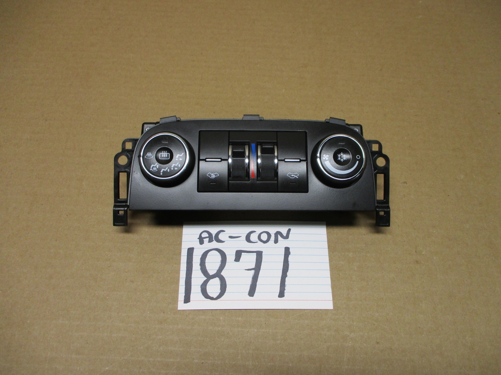 06 07 08 09 10 11 Chevrolet Impala Used AC and Heater Control Stock #1871-AC