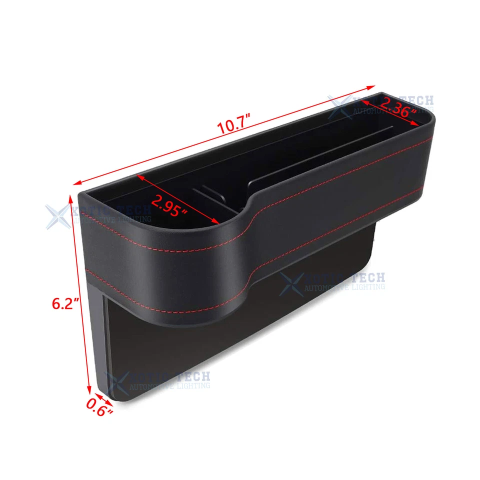 Kit organizador de 2 piezas adicional para caja de almacenamiento de teléfono con consola lateral de automóvil Foto 4 de 4