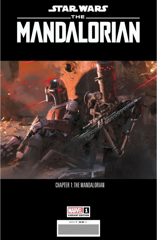 STAR WARS: THE MANDALORIAN #1 CONCEPT ART VARIANT 1:10 - 1st Din