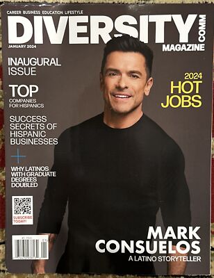 Diversity Magazine January 2024 Mark Consuelos Latino Storyteller