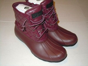 sperry top sider quilted rain boots