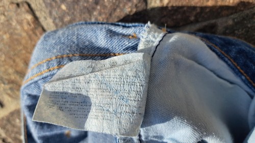 Levis 901 jeans donna vita alta vintage 1986 fatto in Italia w32 l32 accorciato - Foto 9 di 10