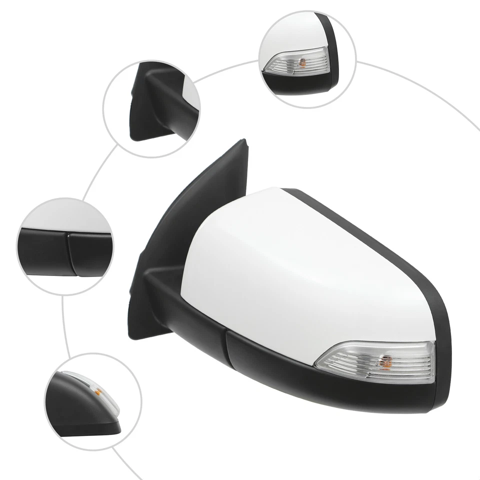 Espejo retrovisor derecho plegable para Ford Ranger 2019-2023 (submodelo: Lariat, XLT) Foto 4 de 4