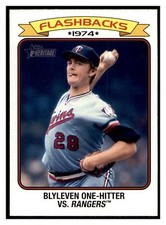 2023 Topps Heritage Bert Blyleven Baseball Flashbacks Minnesota Twins