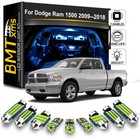 18x Canbus 8000K Blue LED Interior Lights Kit for 2009-2018 Dodge Ram 1500 2500