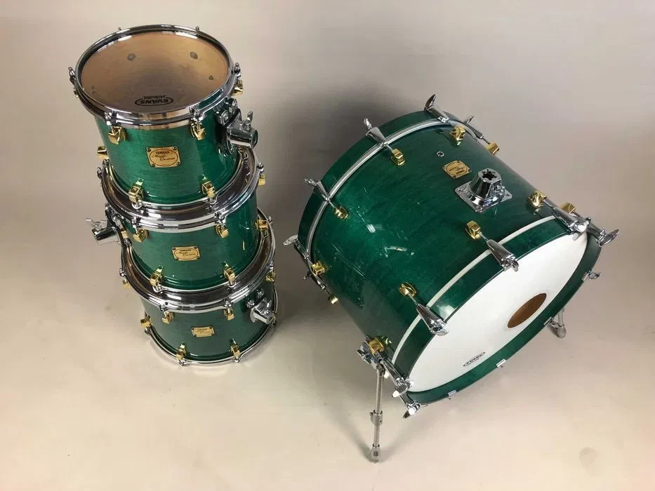Perkusja Yamaha Maple Custom 22”/10”/12”/14” Turquoise Drums Set Shell - Image 2 of 4