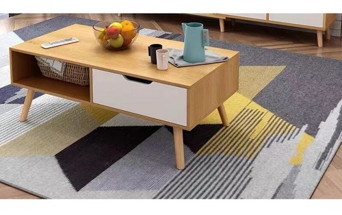 TV Stand Entertainment Unit with Storage Drawer and Coffee Table side table - Picture 7 of 9