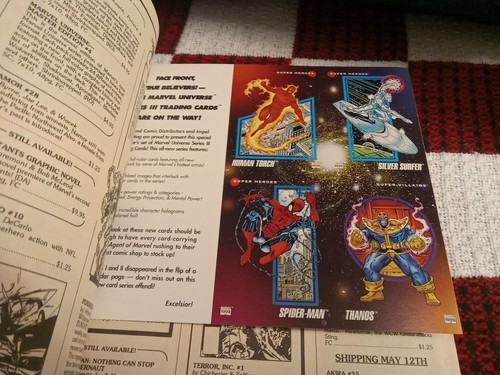 Image Previews March 1992 Comic Magazine 1st Spawn Cards Attached & Poster - Picture 16 of 21