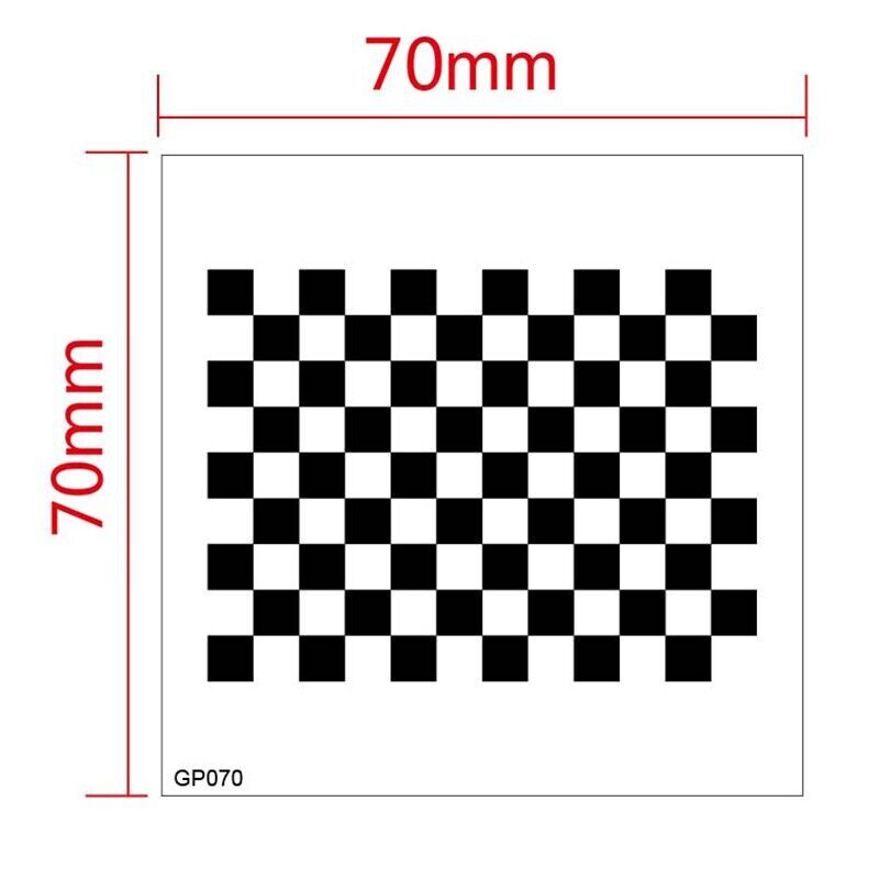 PET Checkerboard 12*9 Calibration Board Machine Vision Optical Correction Board