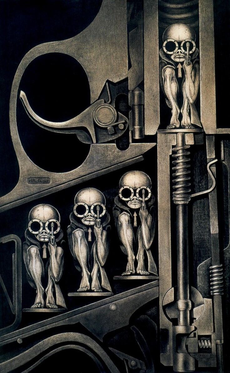 Birth Machine : Hans Rudolph Giger : Archival Quality Art Print | eBay