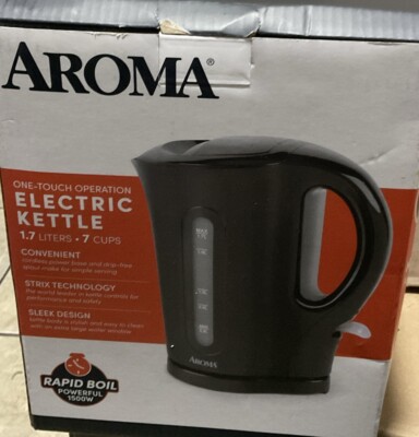  Aroma Electric Kettle One Touch Operation 1.7 (L AWK-110B) 7 Cup