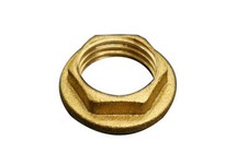 BSP Brass FLANGED Hexagon BACKNUT 1/4" 3/8" 1/2" 3/4" 1" Inch BACK NUT